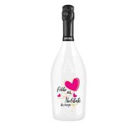 BRANDGIFT.IT Bottiglia Personalizzata Addio Al Nubilato Astoria Spumante Brut 75 ml Perlage Fine Persistente Sapore Fitto Ed Equilibrato Bottiglia Prosecco Personalizzata Per Brindisi Originali