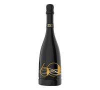 BRANDGIFT.IT - Santero Spumante Extra Dry Black Lt 0,75 60 Anni Oro Wave Effect