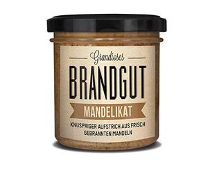 Brandgut - Lebensmittel & Getränke - Almonds - Kaufen Sie 2 und erhalten Sie eins gratis!! - Buy 2 Get one free!! --- von Brandgut Vegan Deutsche Aufstriche MANDELIKAT - 160g - Art.-Nr.: 1009
