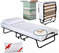 BRANDINA LETTO PIEGHEVOLE CON DOGHE E MATERASSO IN MICROFIBRA 80X190 ALTO 12 CM