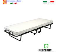 Brandina Pieghevole 80x200 Apertura Automatica Letto Con Materasso 10cm 15 Doghe
