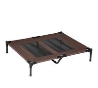 Brandina Pieghevole per Cani 91,5x76,2x18 cm Fino a 50Kg in Metallo e Tessuto Oxford Marrone