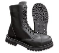 Brandit 10 Eyelet Stivali, nero, Taglia 44