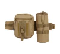 Brandit 8062 borsello marsupio Cintura porta bottiglia cani viaggi lavoro coyote