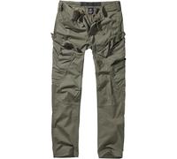 Brandit Adven Slim Fit Cargo Pantaloni S-XXL Army Stile Esterno Vintage Combat