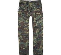 Brandit Adven Slim Fit Pantaloni Cargo Funzionali Da Lavoro Uomo Tasche