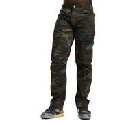 Brandit Adven Trousers Slim Fit Uomo Pantaloni Nero Slim Fit