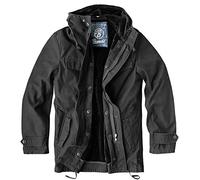 Brandit AF Parka Uomo Giacca invernale nero 100% cotone Regular