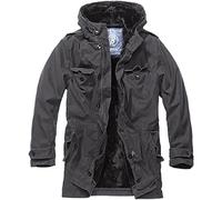 Brandit AF Parka Uomo Giacca invernale nero S 100% cotone Regular