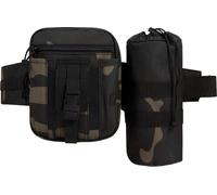 Brandit Allround Borsa cintura, nero/mimetismo, Taglia unica