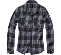 Brandit Amy Flanell Ladies Camicia, nero/grigio, Taglia 5XL