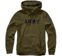 Brandit ARMY Felpa Con Cappuccio Sweat Hoodie Pulli Con Stampa S-5XL