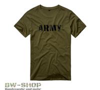 BRANDIT ARMY T-SHIRT CON STAMPA ESERCITO ESERCITO ESERCITO TEDESCO SHIRT MILI...