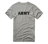 Brandit Army T-Shirt, Uomo, Grey Melange, XL