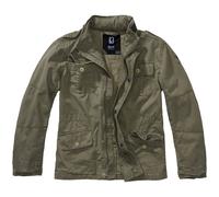 Brandit Bambini Britannia Giacca Cotone Vintage Cappotto Incappucciato Oliva