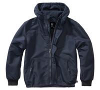 Brandit Bambini Giacca A Vento Cerniera Frontale Impermeabile Giacca Pile Navy