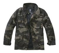 Brandit Bambini M-65 Standard Giacca Da Campo Parka Militare Cappotto Dark Camo
