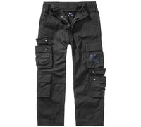 Brandit Bambini Pure Pantaloni Perdere Peso Posizione Cotone Trekking Nero