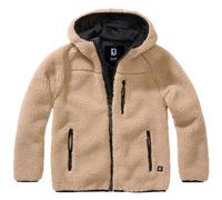 Brandit Bambini Teddyfleece Incappucciato Giacca Caldo Felpa Felpata Camel