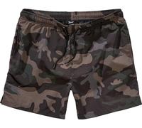 Brandit Basic Pantaloncini da bagno, Mimetismo Scuro, Taglia S