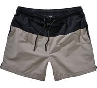 Brandit Basic, pantaloncini da bagno S male Nero/Grigio