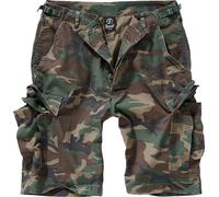 Brandit BDU, cargoshorts XXL male Woodland