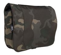 Brandit Borsa Da Toilette Grande Tasca Organizer Pieghevole Campeggio Dark Camo