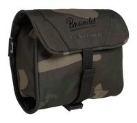 Brandit Borsa Da Toilette Medio Tasca Organizer Pieghevole Campeggio Dark Camo