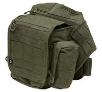 Brandit Borsa Laterale Da Viaggio Zaino Sistema Molle Poliestere 600D Flag-Label