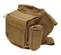 Brandit Borsa Laterale Da Viaggio Zaino Sistema Molle Poliestere 600D Flag-Label