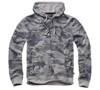 Brandit Brandit SweatHoody, Felpa con Cappuccio Uomo, Grigio (Grey Camo), L