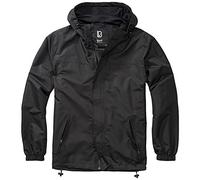 Brandit Breaker Estate con zip Giacca da pioggia ARMY per la transizione, Nero, XL