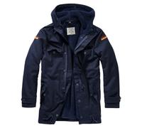Brandit Parka Flag, giacca tessile 7XL male Blu Scuro