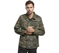 Brandit Bw Blusa da Campo Camicia Colletto Resistente Oberarn & Tasche Sul Petto