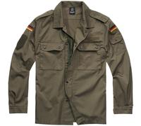 Brandit Bw Bundeswehr Blusa da Campo S-5XL Uomo Esercito Camicia Carnevale
