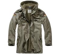 Brandit Bw Bundeswehr Parka da Campo Esercito Cappotto Invernale Cappuccio