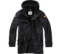 Brandit Parka Flag, giacca tessile S male Nero
