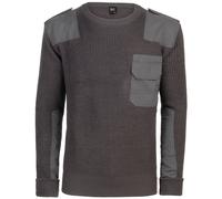 Brandit BW Pullover Warm Uomo Maglia Reiforced Maglieria Militare Antracite