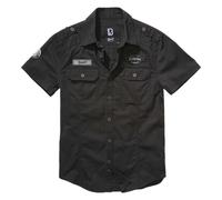 Brandit Luis Vintage Short Sleeve Shirt Nero XL Uomo