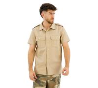 Brandit Camicia US manica corta Uomo Beige XL