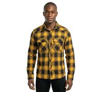 Brandit Check Camicia, nero/giallo, Taglia 4XL