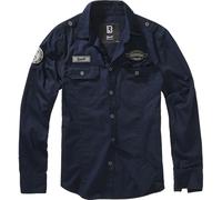 Brandit Luis Vintage Long Sleeve Shirt Blu XL Uomo