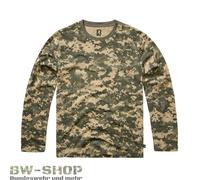 BRANDIT CAMICIA A MANICHE LUNGHE US ARMY FELPA BW PULLOVER CAMICIA A...