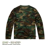 BRANDIT CAMICIA A MANICHE LUNGHE US ARMY FELPA BW PULLOVER CAMICIA A...