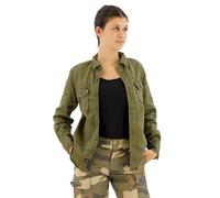 Brandit Vintage Long Sleeve Shirt Verde XS Donna