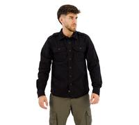 Brandit Camicia Vintage a maniche lunghe Uomo Nero XL