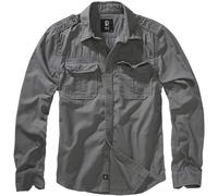Brandit Vintage Long Sleeve Shirt Grigio 3XL Uomo
