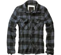 Brandit Checkshirt, camicia M male Nero/Grigio
