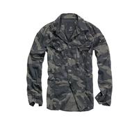 Brandit Camicia blu colomba / cachi / verde scuro Uomo - PROMO - Taglie forti - Camicie da uomo Brandit S