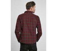 Brandit Camicia broccato / marrone scuro / rosso ciliegia Uomo - PROMO - Taglie forti - Camicie da uomo Brandit XL